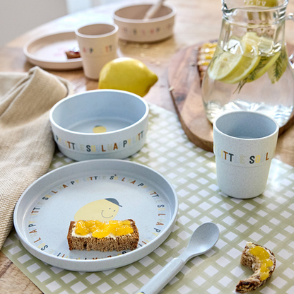 Lässig 4-delige eetset Happy Fruits Lemon