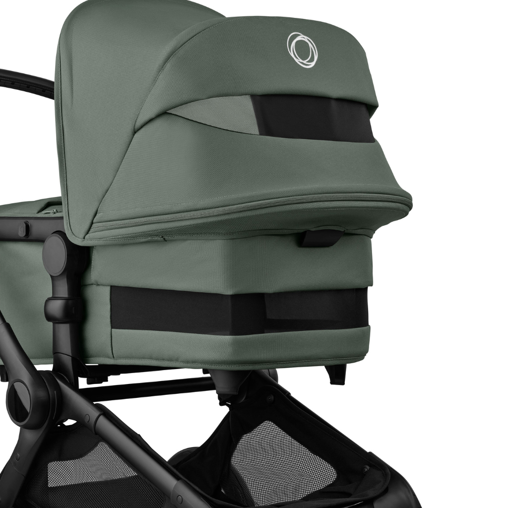 Bugaboo Kinderwagen Fox 5 Renew met draagmand Black / Forest Green