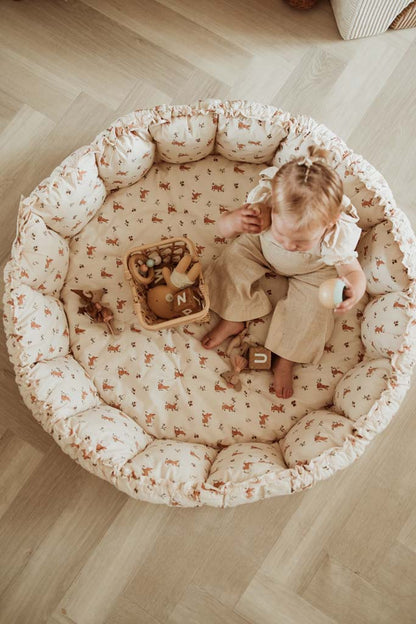 Play and Go Coco Rabbit Organic playmat, cocoon & organizer 130 cm