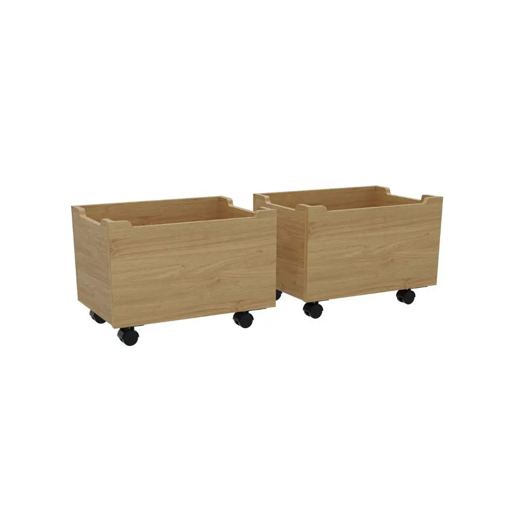 JAXX Lot de 2 tiroirs Forrest Oak