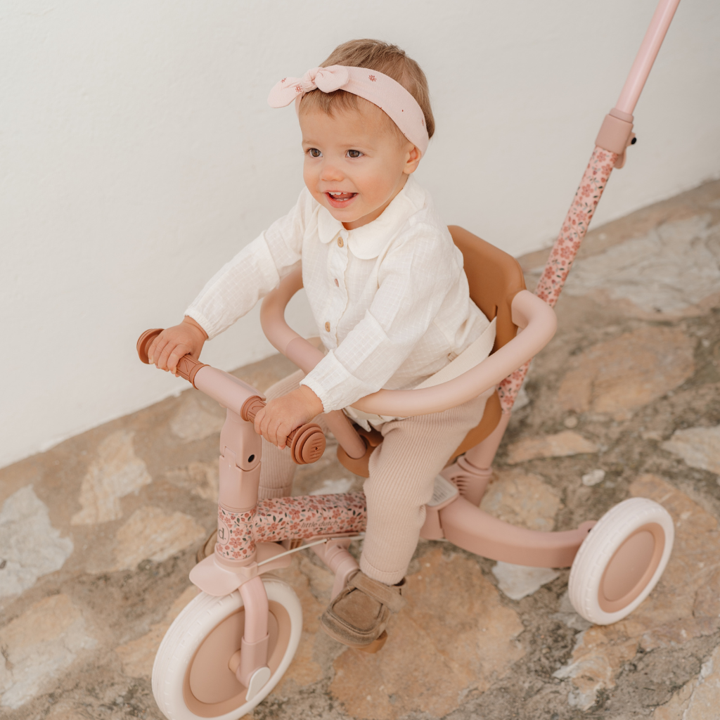 Little Dutch Kinderfiets 4-in-1 Fairy Floral