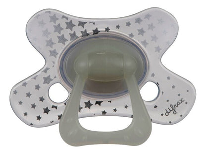 Difrax Sucette + 18 mois Natural Glow in the Dark