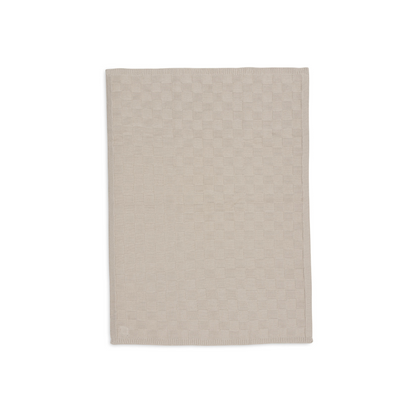 Jollein Deken voor wieg Box Knit Warm Sand 100 x 150 cm