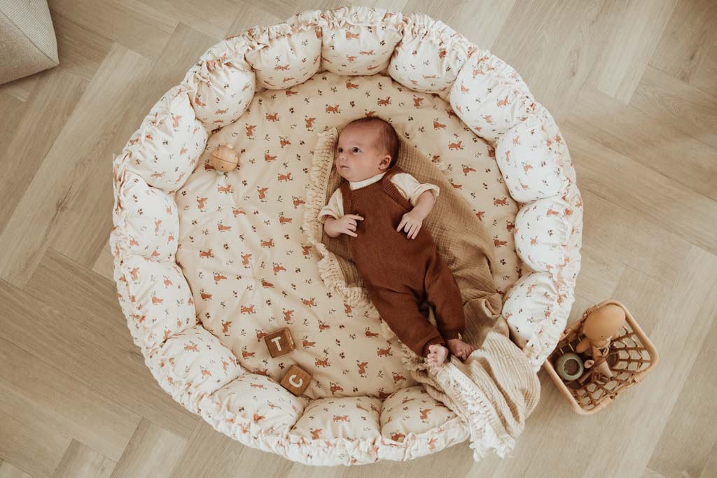 Play and Go Coco Rabbit Organic playmat, cocoon & organizer 130 cm