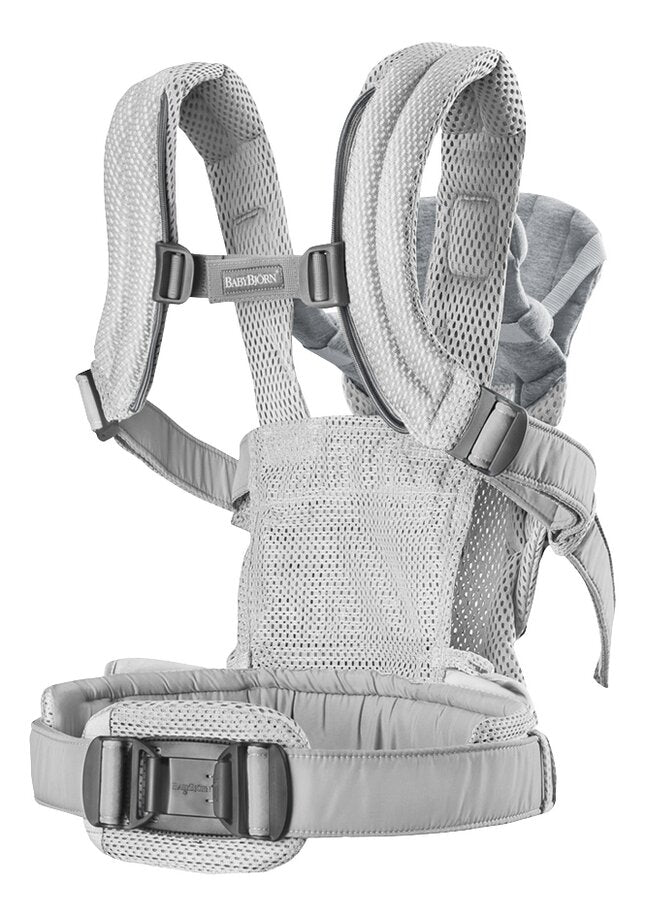 BabyBjörn Porte-bébé combiné Harmony 3D-mesh argenté