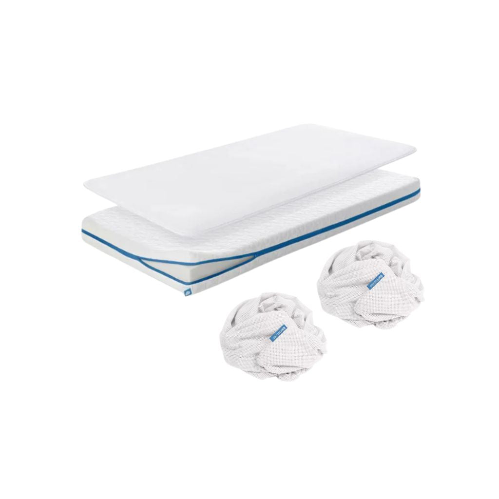 AeroSleep Matras voor babybed Evolution + 2 hoeslakens B 60 x L 120 cm