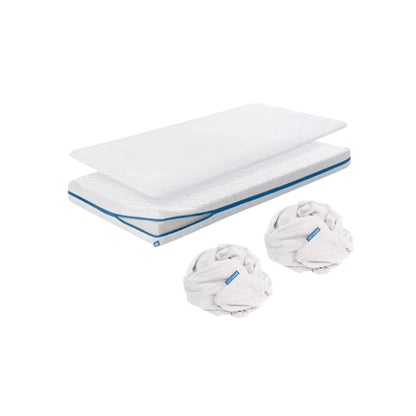 AeroSleep Matras voor babybed Evolution + 2 hoeslakens B 60 x L 120 cm