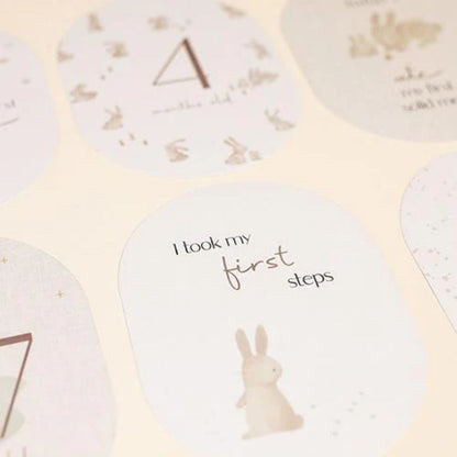 Little Dutch Milestone Cards Baby Bunny