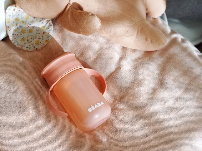 Béaba Gobelet d'apprentissage 360° rose 340 ml