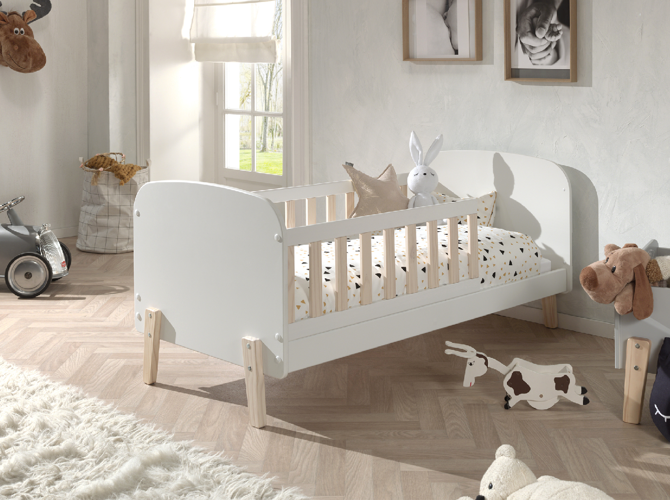 Jaxx Peuterbed wit Kiddy