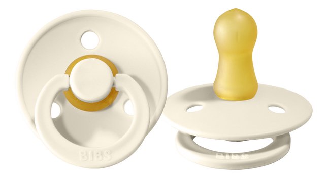 Bibs Sucette + 6 mois sage/ivory - 2 pièces