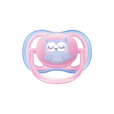 Philips AVENT Fopspeen + 0 maanden Ultra Air uil/rendier girl - 2 stuks