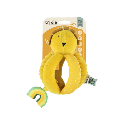 Trixie Baby Grijpbal Mr. Lion geel