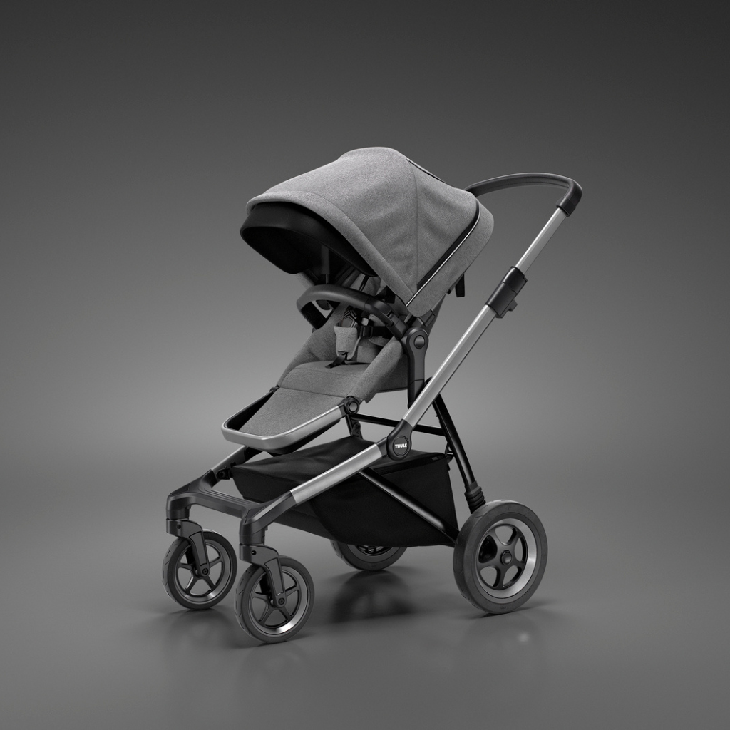 Thule Wandelwagen Sleek Grey melange