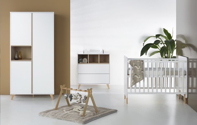 Quax Babybed Loft  L 120 x B 60 cm White
