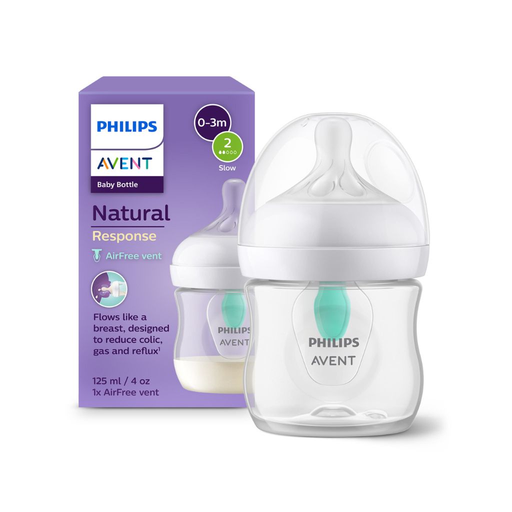 Philips AVENT Biberon Natural Response AirFree transparent 125 ml