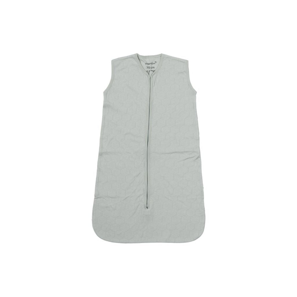 Dreambee Sac de couchage d'été Essentials TOG 0,5 Vert gris clair 70 cm