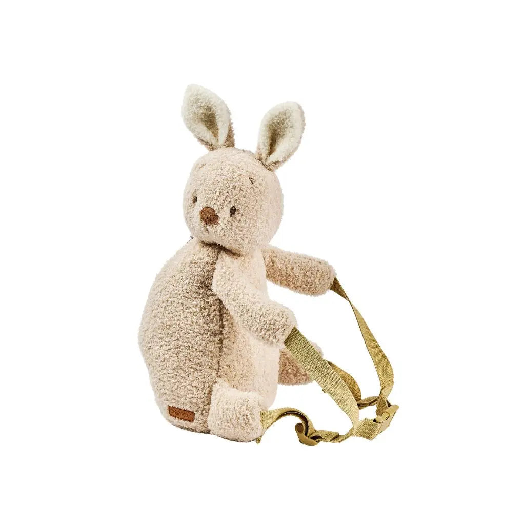 Nattou Sac à dos peluche lapin beige