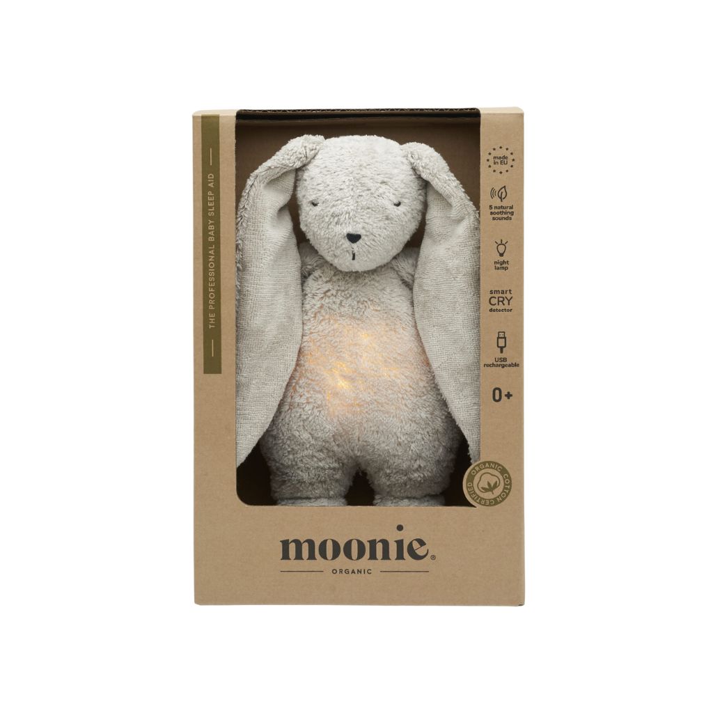 Knuffel met licht en geluid The Humming Bunny Gray Natur 2.0