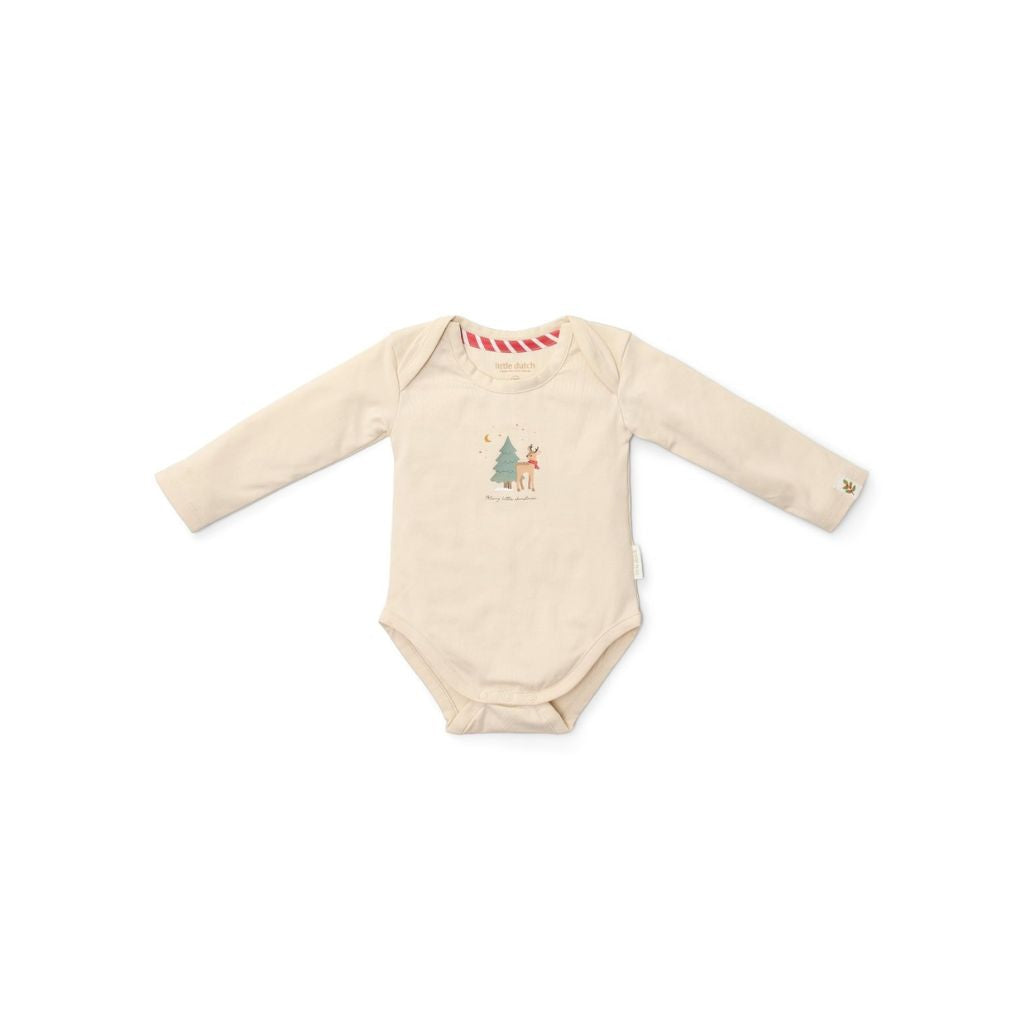 Little Dutch Romper lange mouw Little Christmas 50/56 - 2 stuks