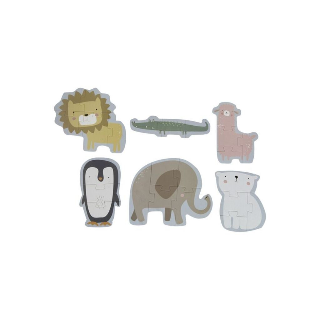 Little Dutch Puzzel 6-in-1 Dierentuin