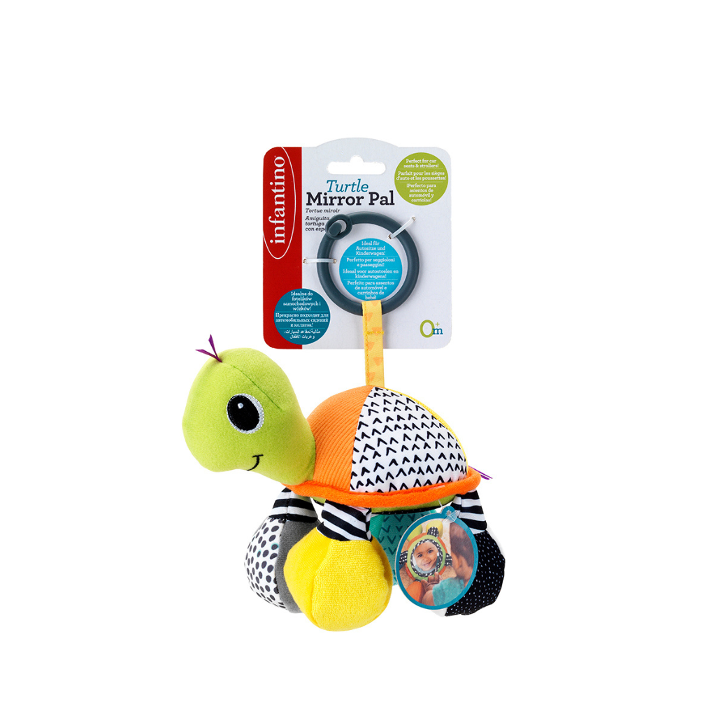 Infantino Jouet d'activités Turtle Mirror Pal Vert