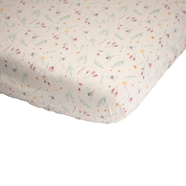  Dreambee Drap-housse pour parc Oscar Flowers 95 x 75 cm - 2 pièces