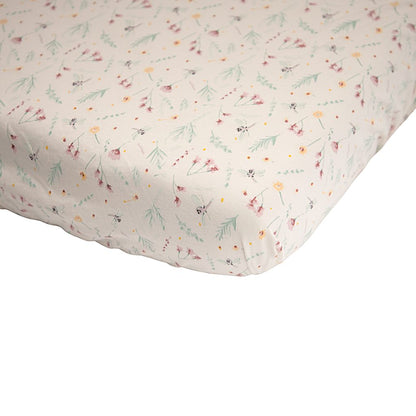 Dreambee Hoeslaken voor park Oscar Flowers 95 x 75 cm - 2 stuks