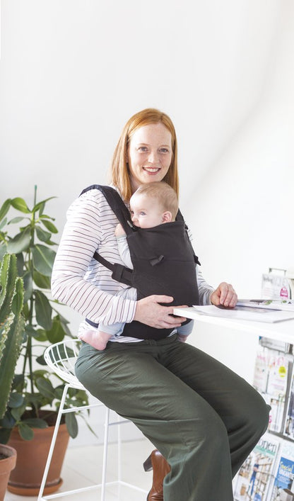 Babylonia Porte-bébé combiné Tricot-Click noir
