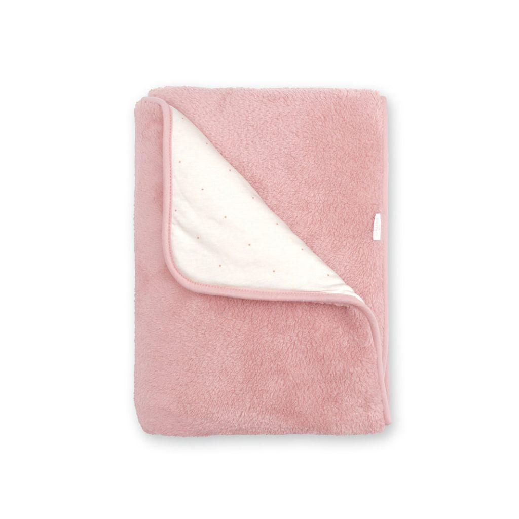 Bemini Deken voor wieg of park Jersey Vintage Pink B 75 x L 100 cm