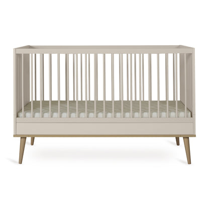 Quax Chambre de bébé 2 pièces (lit L 120 x Lg 60 cm + commode) Flow Clay