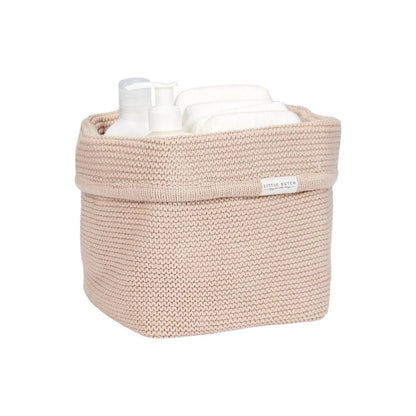 Little Dutch Opbergmand Basic Knit rond beige