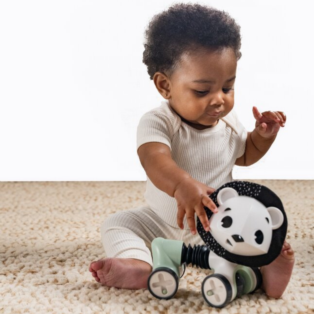 Tiny Love Jouet d'activité George le Lion Black & White