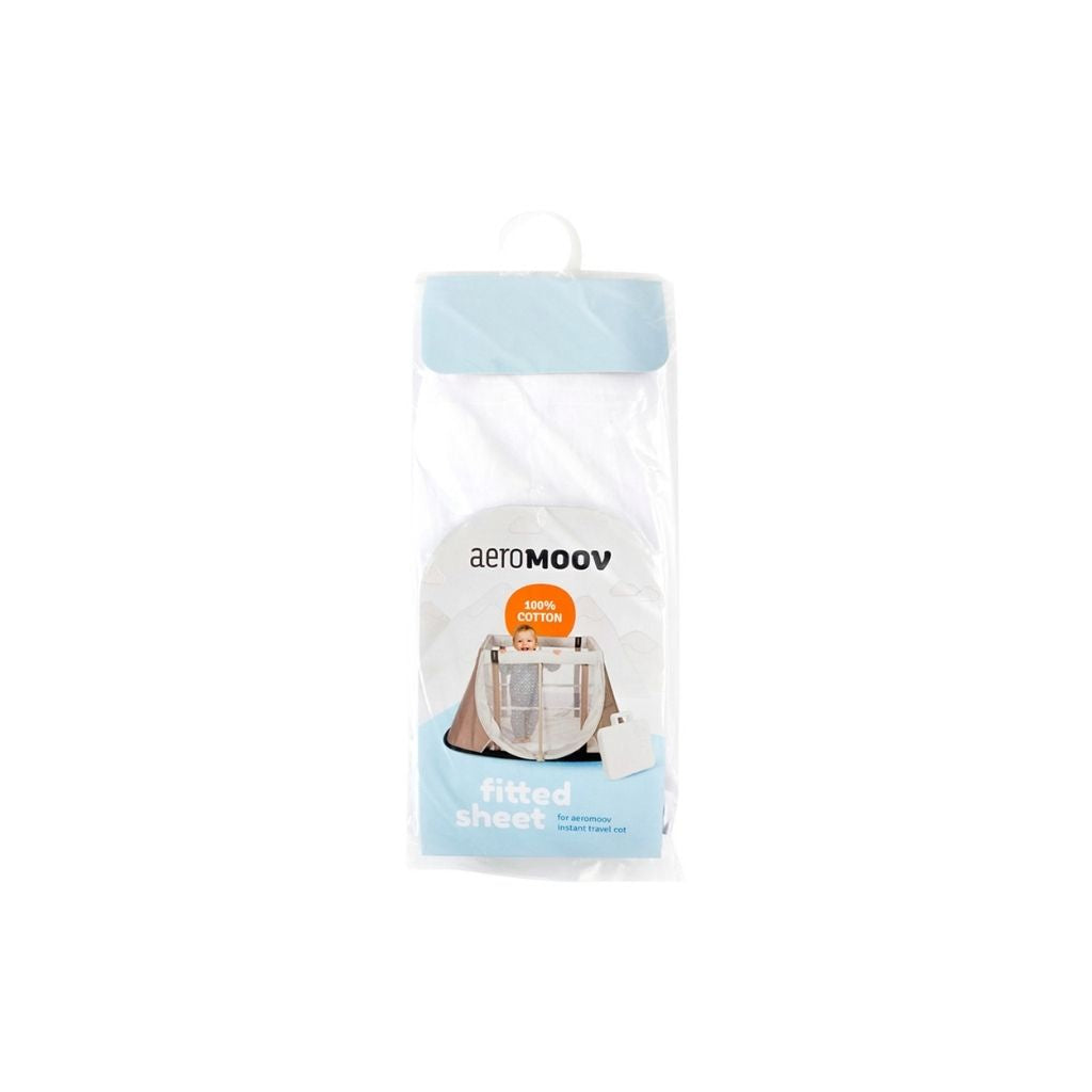 AeroSleep Drap-housse pour lit de voyage White coton