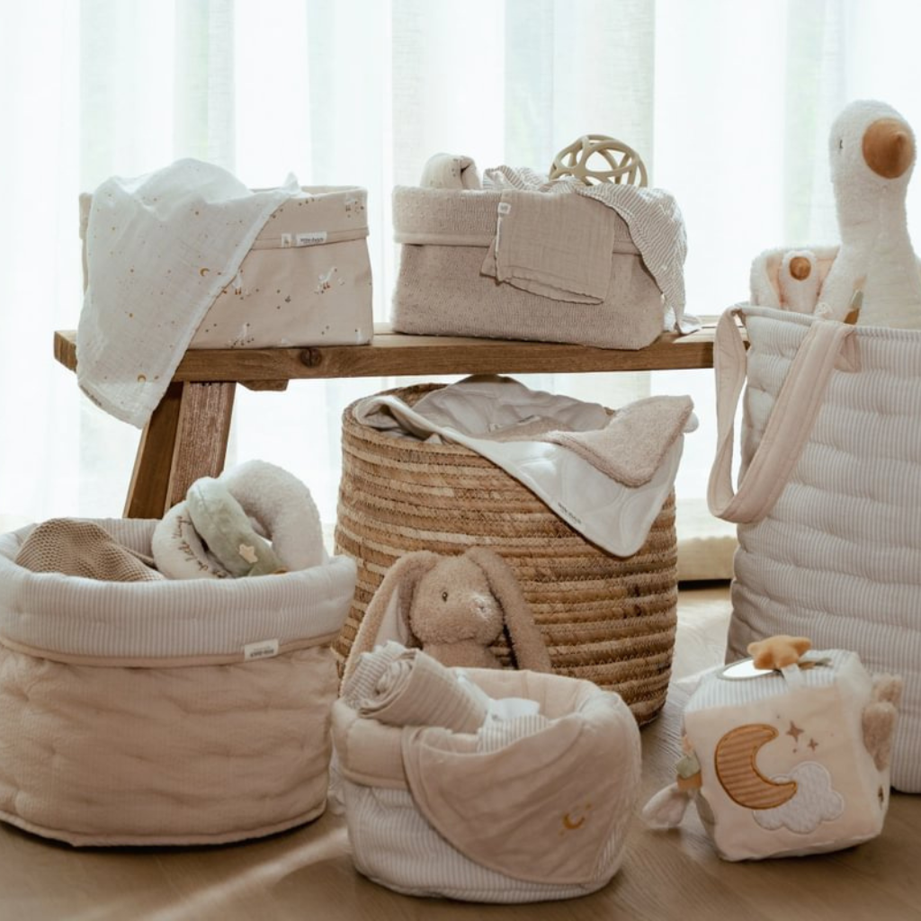 Little Dutch Opbergmand groot Pure Soft beige