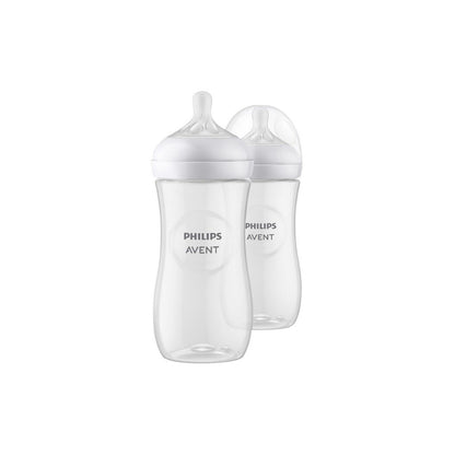 Philips AVENT Zuigfles Natural Response transparant 330 ml - 2 stuks