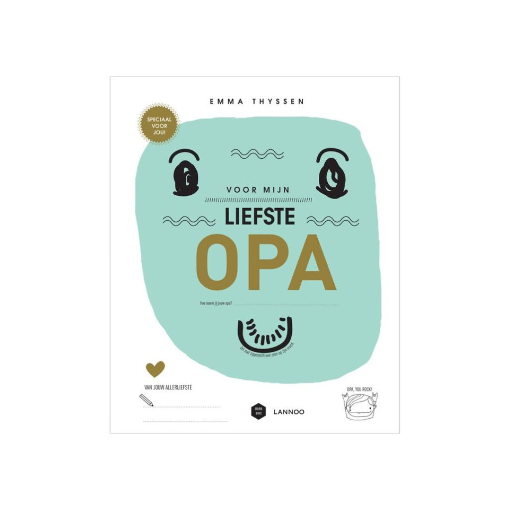 Boek, Voor Mijn Liefste Opa, NL  Mama
