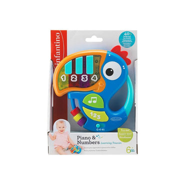 Infantino Activiteitenspeeltje Piano & Numbers Learning Toucan Blue