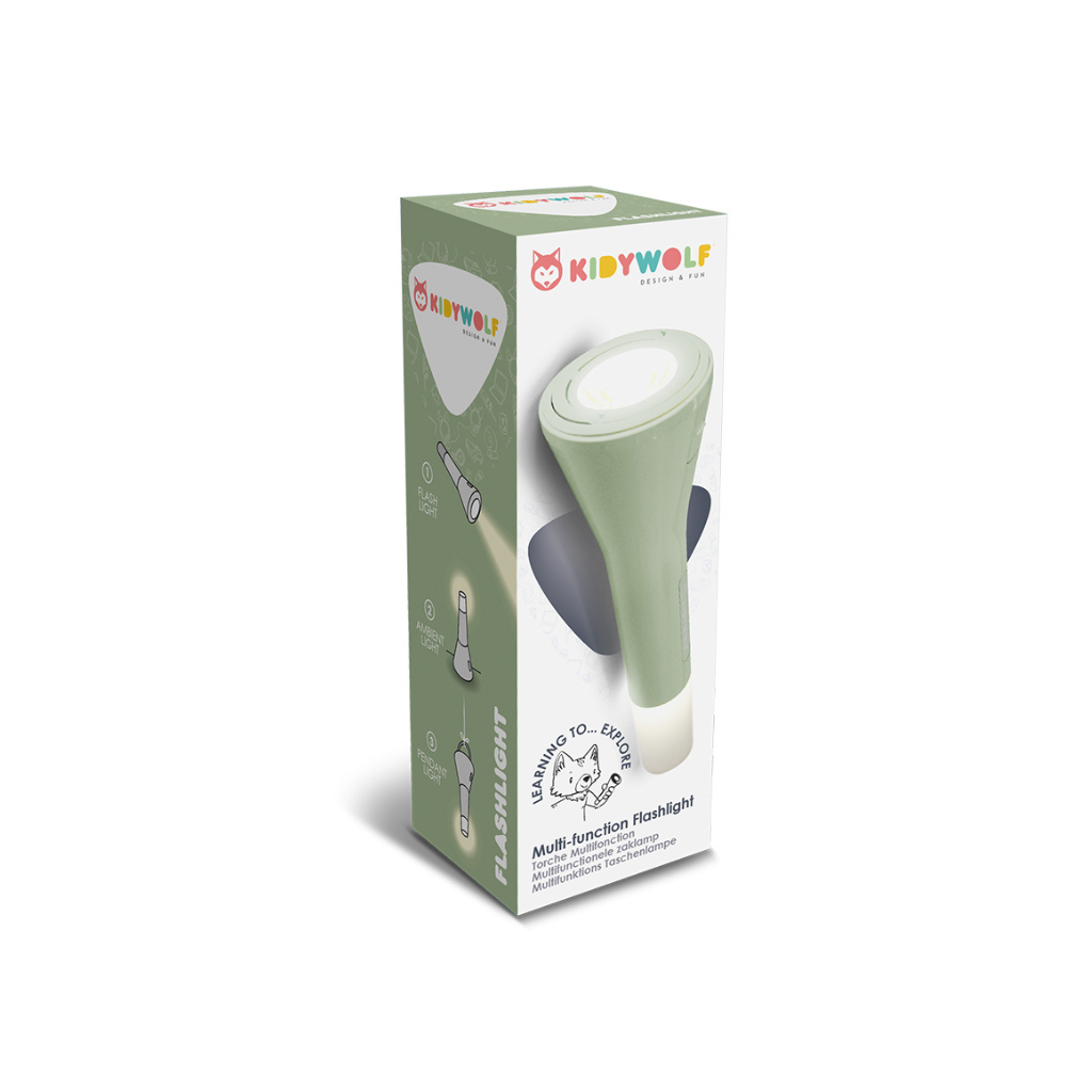 KIDYWOLF Zaklamp Kidyflashlight groen