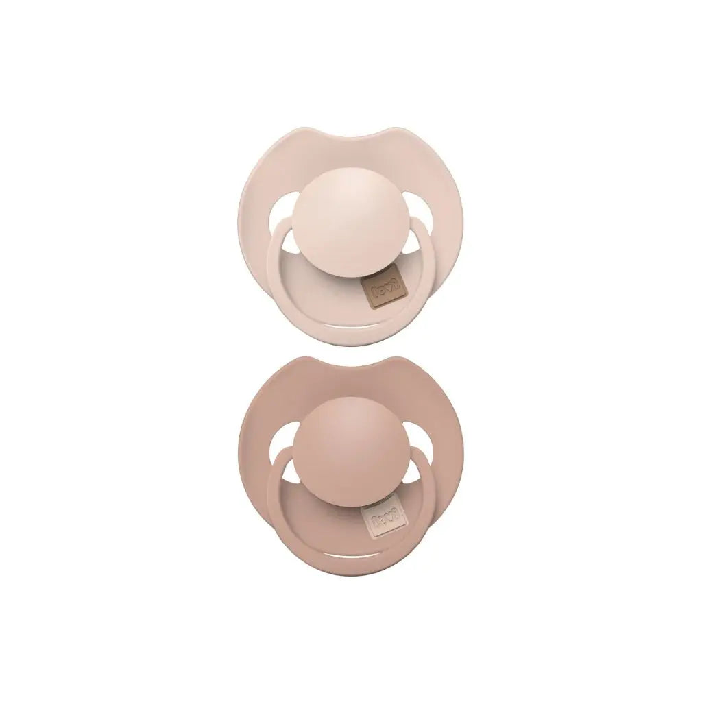 Difrax Sucette 0-6 mois LOVI Dynamic Prime Nude/Blush - 2 pièces