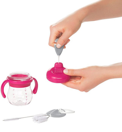 OXO Tot Set de goupillons pour gobelets avec paille et à bec Grey