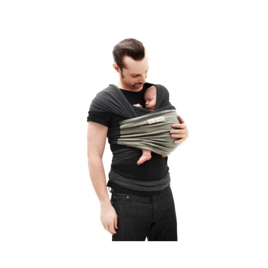 LoveRadius Draagdoek Originale, rekbaar, 490cm, charcoal grey/ olive grey