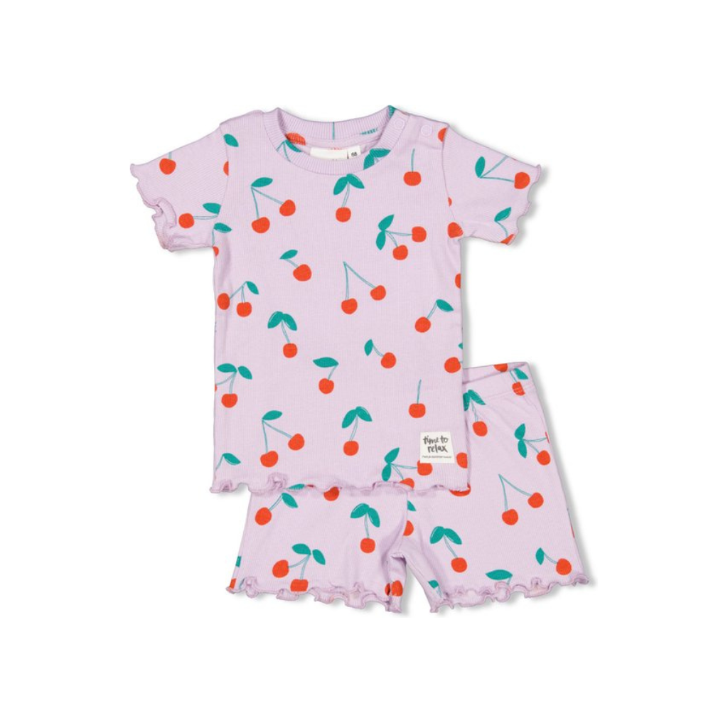 Feetje pyjama 2-delig Cherie Cherry Premium Summerwear m74 lila meisjes