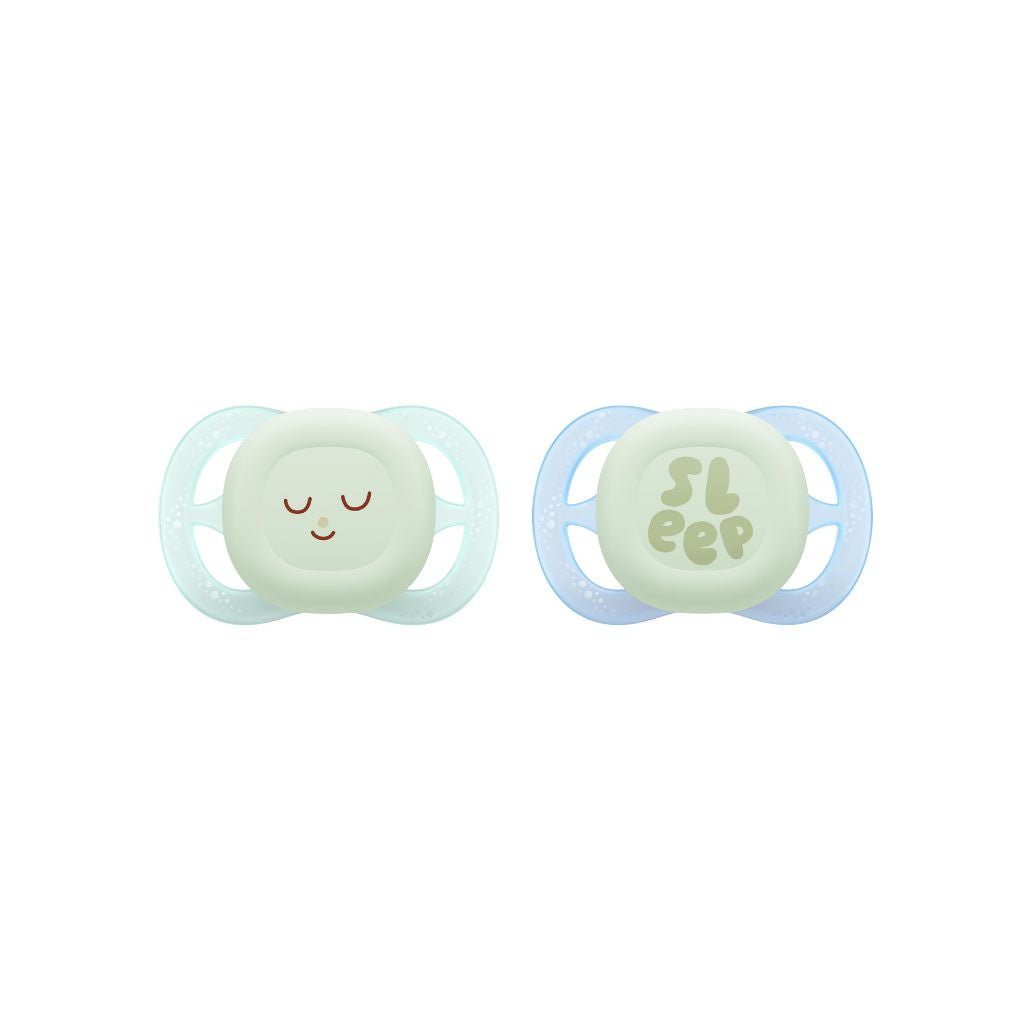 AVENT Sucette 0-2 mois Ultra Start Night couleur/design mystère - 2 pièces