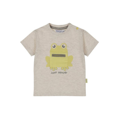 dirkje T-shirt met tekst jump korte mouw m 56 Off white boy
