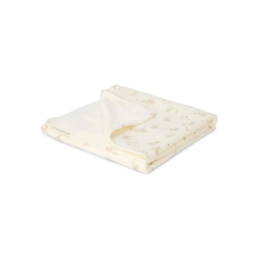 Little Dutch Couverture pour berceau Newborn Naturals Baby Bunny blanc