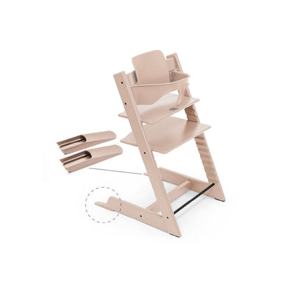 Stokke® Eetstoel Tripp Trapp® + beugel Baby Set² Serene Pink