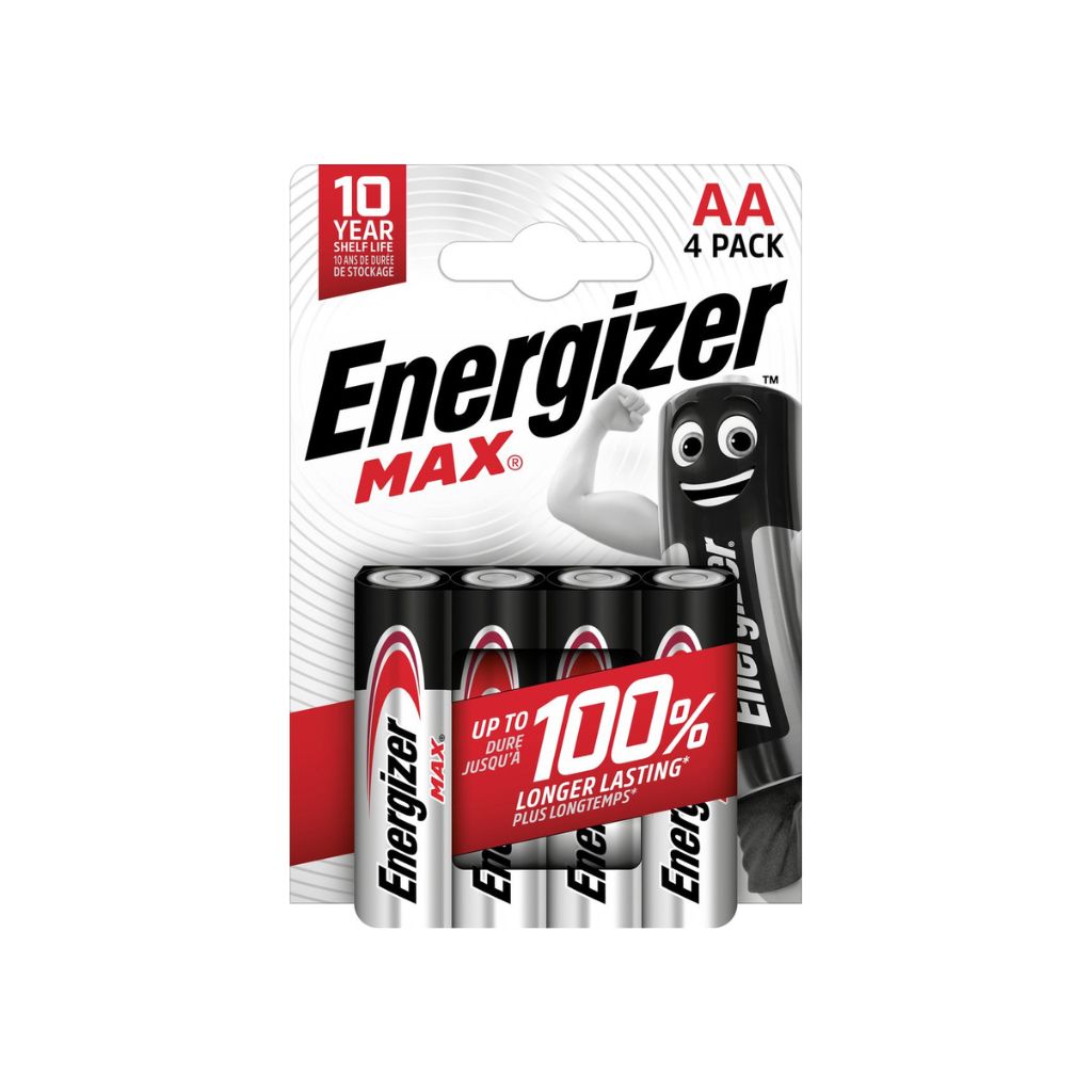 Energizer Piles Max AA – 4 pièces