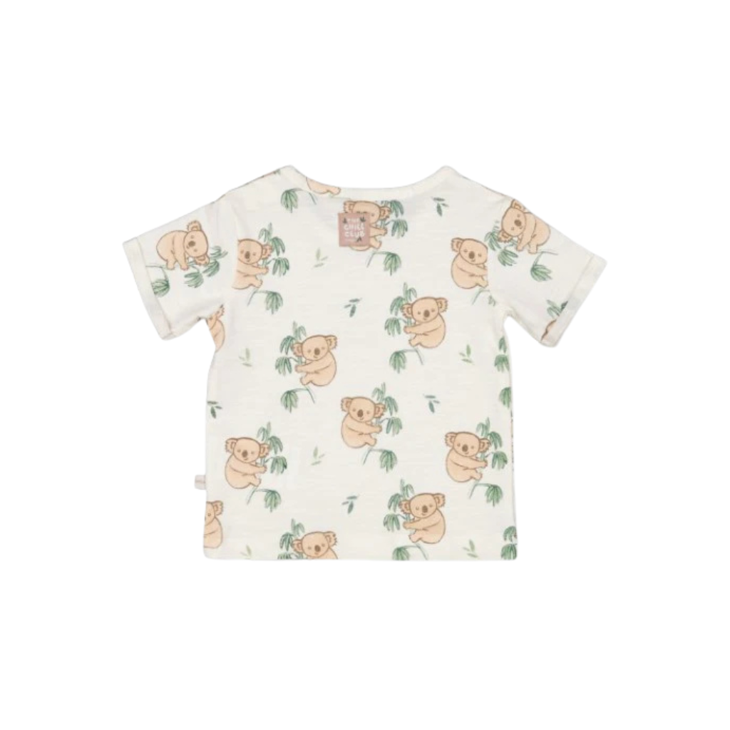 Feetje T-shirt AOP The Chill Club m62 Offwhite jongens
