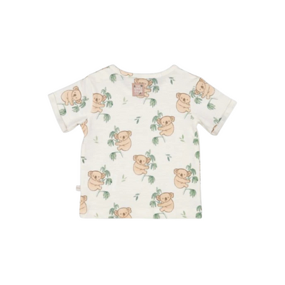 Feetje T-shirt AOP The Chill Club m62 Offwhite jongens